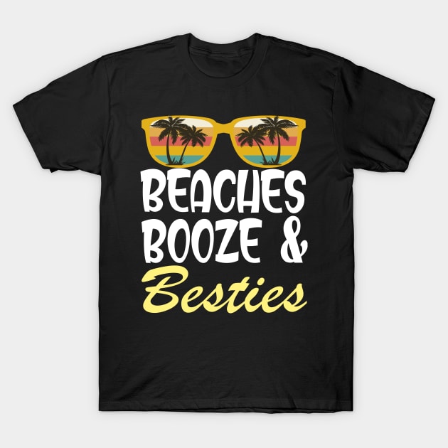 beaches Booze and Besties shirt Boys T-Shirt by Darwish